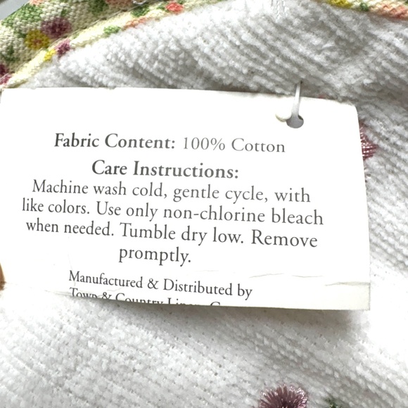 pot holder LAURA ASHLEY 8" round NWT cottage - Picture 6 of 11